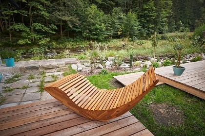 Chalupa v �dol� �eky �py - �ern� hora - Krkono�e