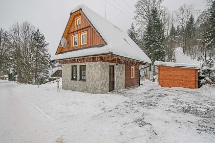 Chatička u řeky - Kouty nad Desnou - Jeseníky