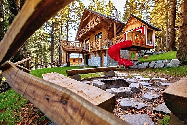 Wellness srub - sauna a vířivka - Malá Fatra