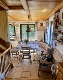 Chata se saunou - hrad Klenov� - CHKO �umava