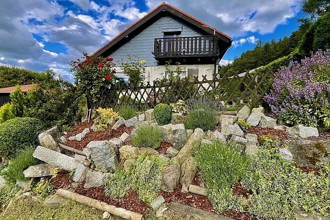 Chata se saunou - hrad Klenov� - CHKO �umava