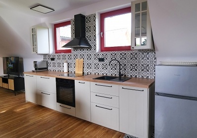 Chalupa s apartm�ny - na �pat� hory Radho��