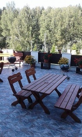 Chalupa u p�ehrady Fl�je - Kl�ny - Kru�n� hory