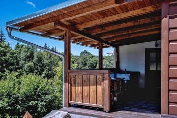 Wellness chalupa - Krkonoše - výhled na Lysou horu