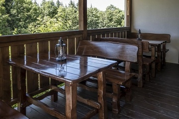 Wellness chalupa - Krkonoše - výhled na Lysou horu