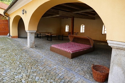 Wellness chalupa s baz�nem - u jezera Medard