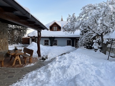 Jihočeská wellness chalupa - vyhřívaný bazén