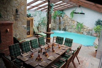 Jihočeská wellness chalupa - vyhřívaný bazén