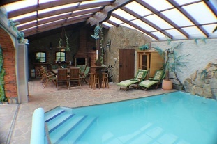 Jihoesk wellness chalupa - vyhvan bazn