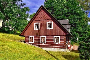 Chalupa Krkonoše a sauna - Aldrov - Janova Hora