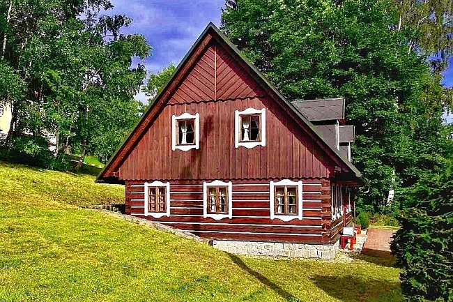 Chalupa Krkonoše a sauna - Aldrov - Janova Hora