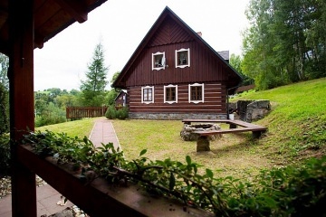 Chalupa Krkonoe a sauna - Aldrov - Janova Hora