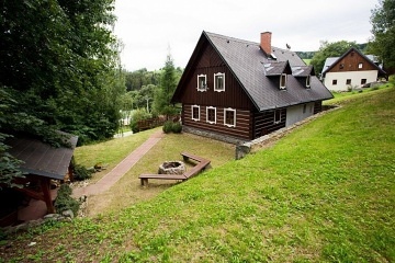 Chalupa Krkonoe a sauna - Aldrov - Janova Hora