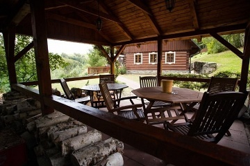 Chalupa Krkonoe a sauna - Aldrov - Janova Hora