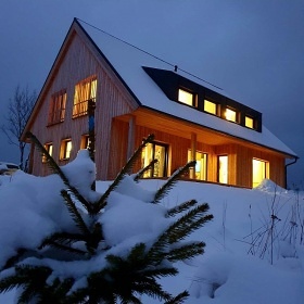 Chalupa se saunou - v dol eky Divok Orlice