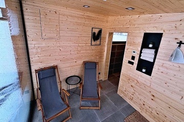 Chalupa se saunou - v dol eky Divok Orlice