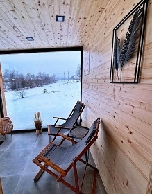 Chalupa se saunou - v dol eky Divok Orlice