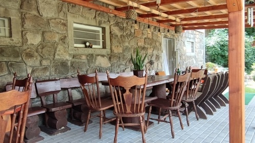 Chalupa Moldava - sauna - vířivý sud - Fláje