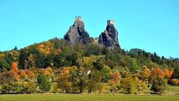 Chata s baz�nem - z�mek Hrub� Sk�la - �esk� r�j