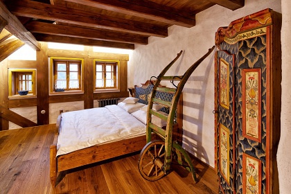 Chalupa Krkonoe - sauna a kachlov kamna