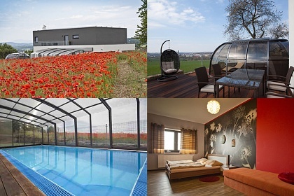 Chata s baz�nem - p�ehrada Rozko� - Ratibo�ice