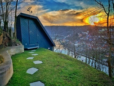 CHATA DAVLE se saunou a vyhlídkou - Vltava