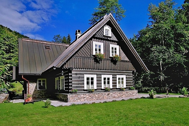 Chalupa Krkonoše - bazén a sauna - Černá hora