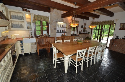 Chalupa Krkonoe - bazn a sauna - ern hora