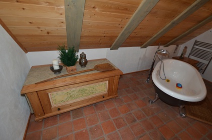 Chalupa Krkonoe - bazn a sauna - ern hora