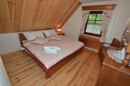 Chalupa Krkonoe - bazn a sauna - ern hora