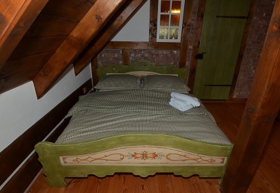 Chalupa Krkonoe - bazn a sauna - ern hora