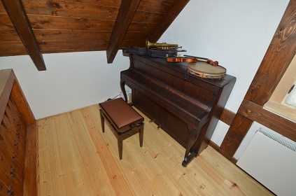 Chalupa Krkonoe - bazn a sauna - ern hora