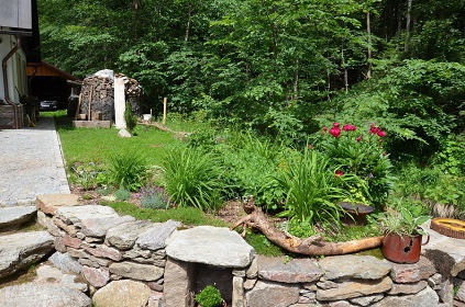 Chalupa Krkonoe - bazn a sauna - ern hora