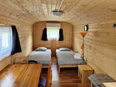 Maringotka na pronájem - Glamping Mělník