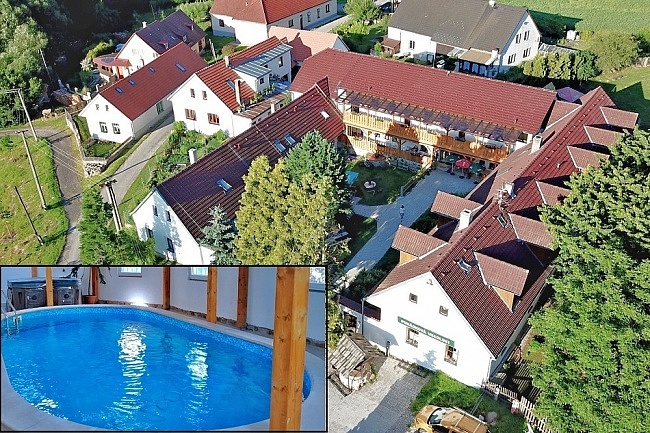 Jihočeská wellness chalupa a bazén - Nová Včelnice