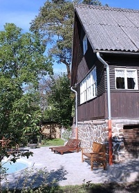 Chata Blahousty - bazén - Hracholuská přehrada