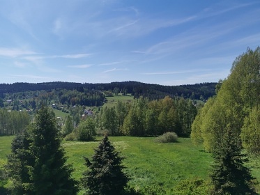 Srub se saunou - Bernov - přehrada Lesík