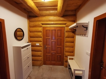 Srub se saunou - p�ehrada Les�k - Kru�n� hory