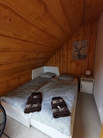 Srub se saunou - Bernov - přehrada Lesík