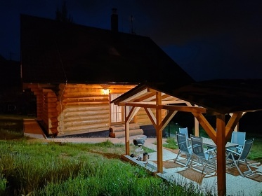 Srub se saunou - Bernov - přehrada Lesík