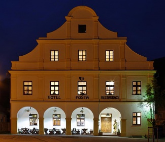 Hotel Pošta - náměstí Černý Důl - Krkonoše