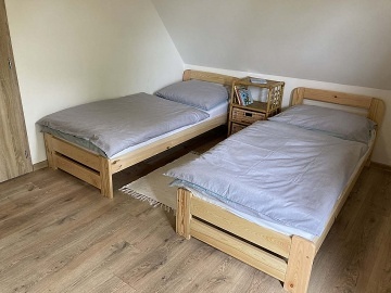 Chata s koupacím sudem - Krušné hory - Merklín