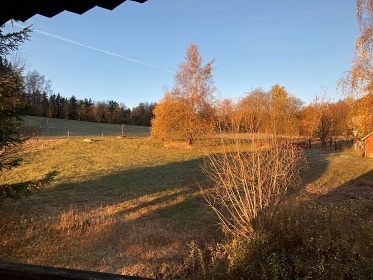 Chata s koupacím sudem - Krušné hory - Merklín