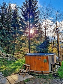 Wellness chata - samota u lesa - přehrada Šance