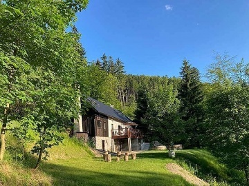 Wellness chata - samota u lesa - přehrada Šance