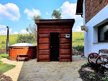 Valašská chalupa - wellness a bazén - Vizovické vrchy