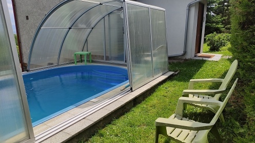 Chata �hlava - baz�n a sauna - �umava - Klatovsko