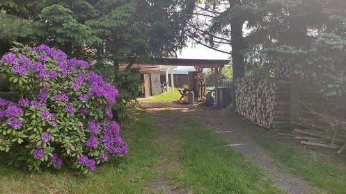 Chata �hlava - baz�n a sauna - �umava - Klatovsko
