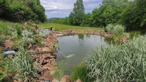 Chata �hlava - baz�n a sauna - �umava - Klatovsko