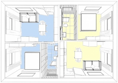 Chalupa NP Podyj - zmek Vranov a hrad Btov